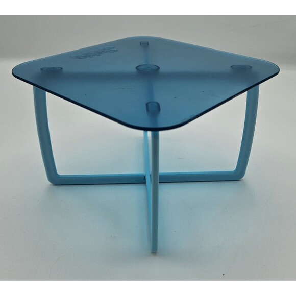 Vintage 1978 Barbie Dream Hutch Cabinet Blue Kitchen Table Blue USA Collectible - Picture 2 of 14